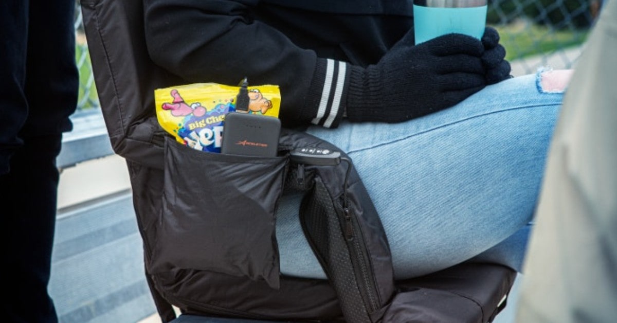 Cojín térmico portátil ACELETIQS para estadios