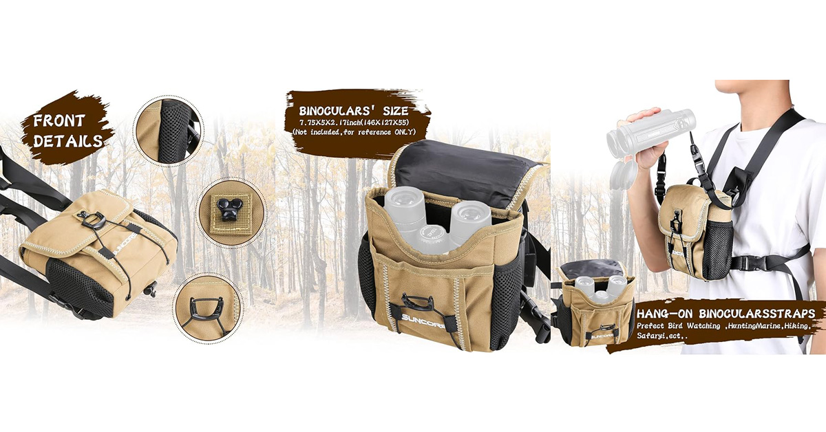 AOTUMUT arnés de prismáticos para caza