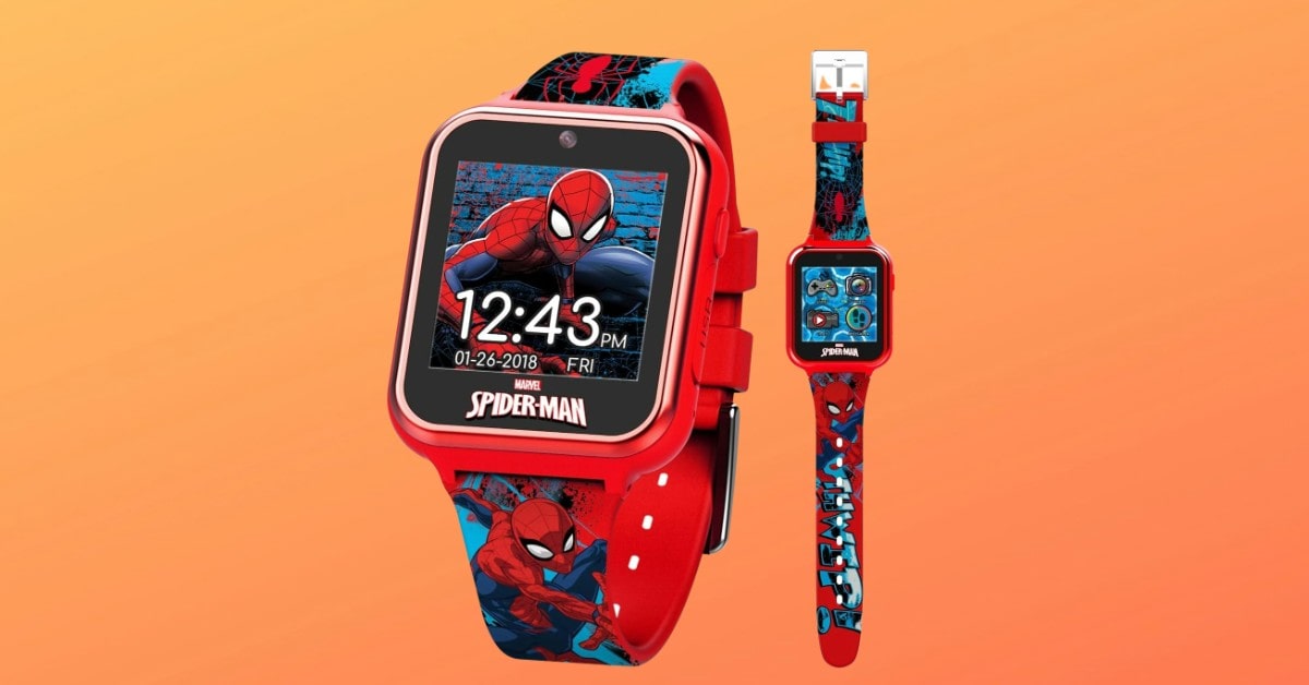 Reloj inteligente Accutime Spider-Man para niños