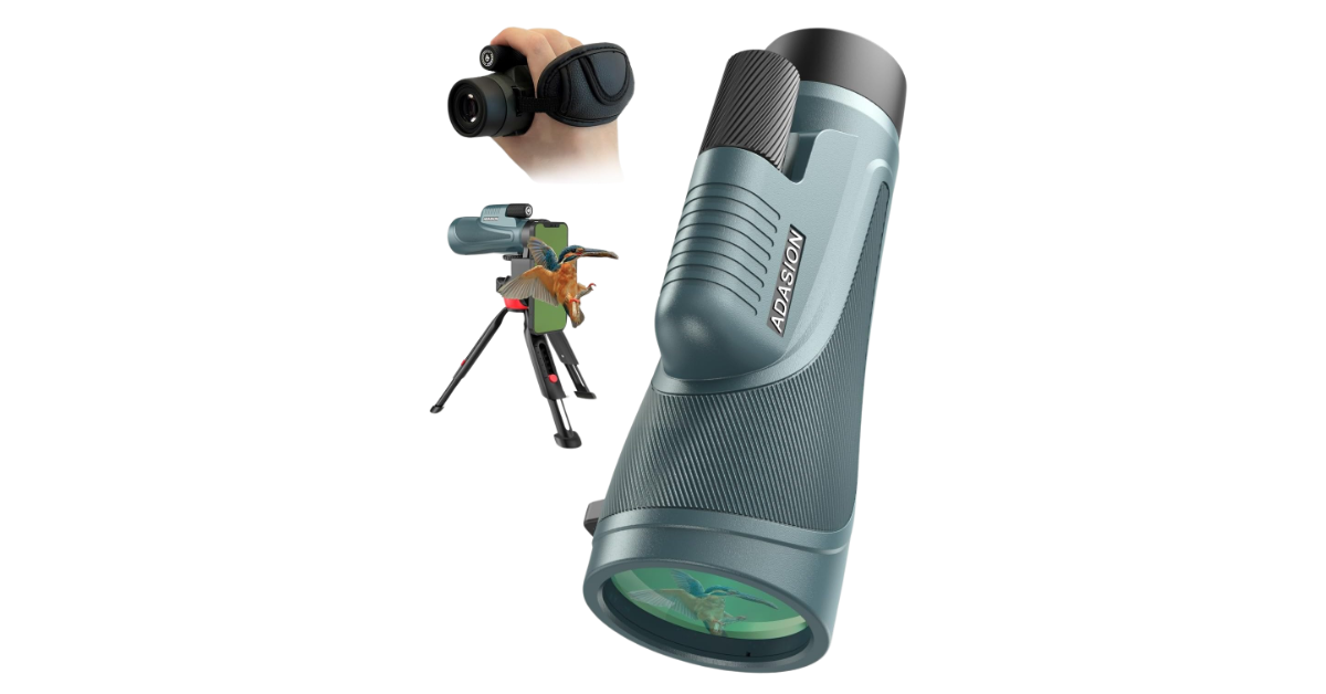 Adasion 12x56 mejor monocular para larga distancia