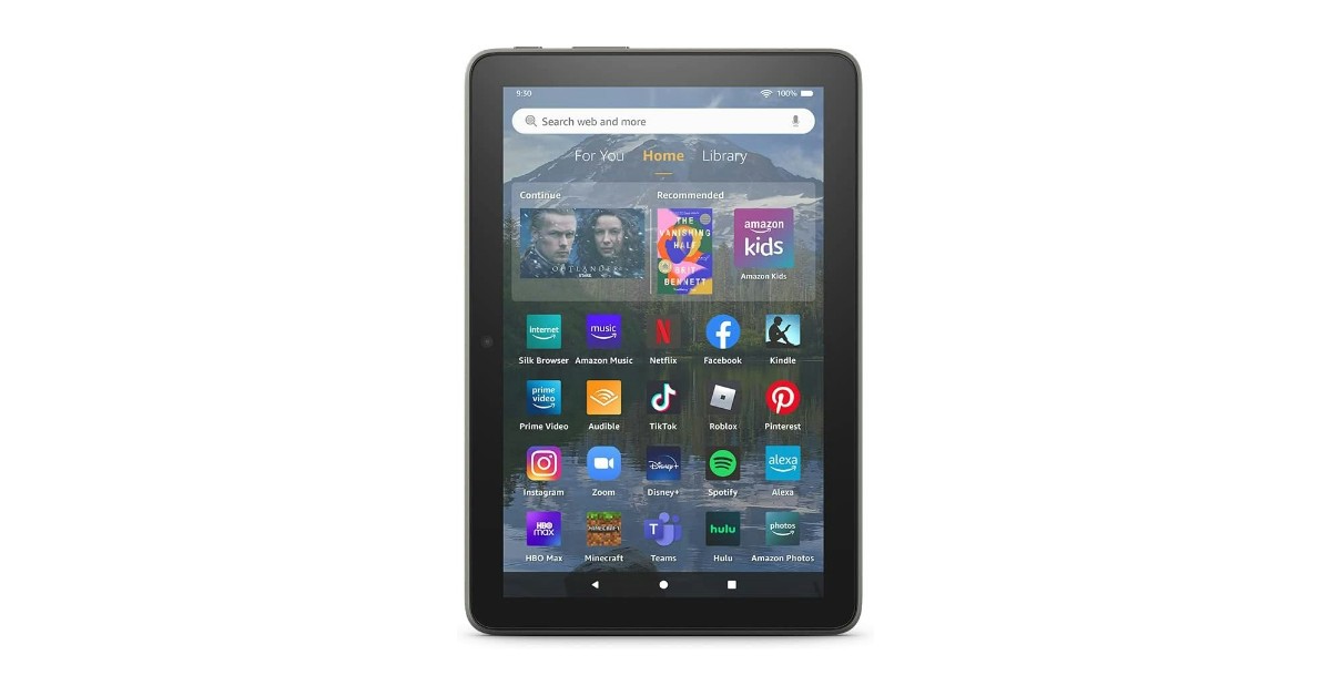 Amazon Fire HD 8 Plus mejores tabletas con carga inalámbrica