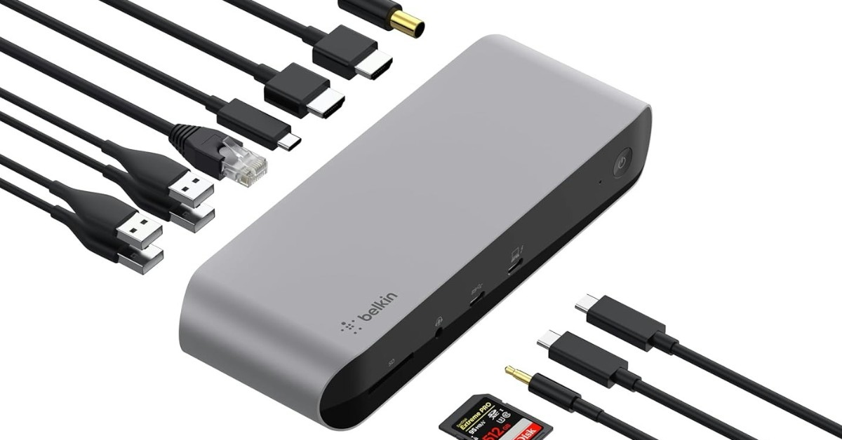 estaciones de acoplamiento Belkin Thunderbolt 3 Dock Pro