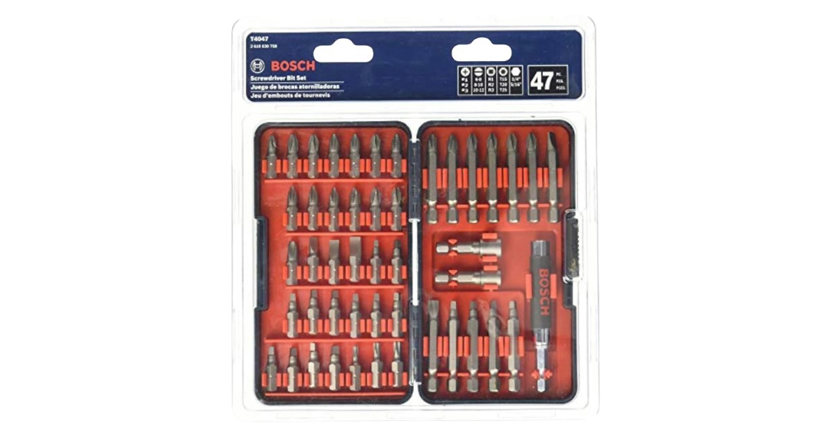 juego de puntas para taladro Bosch de 47 piezas