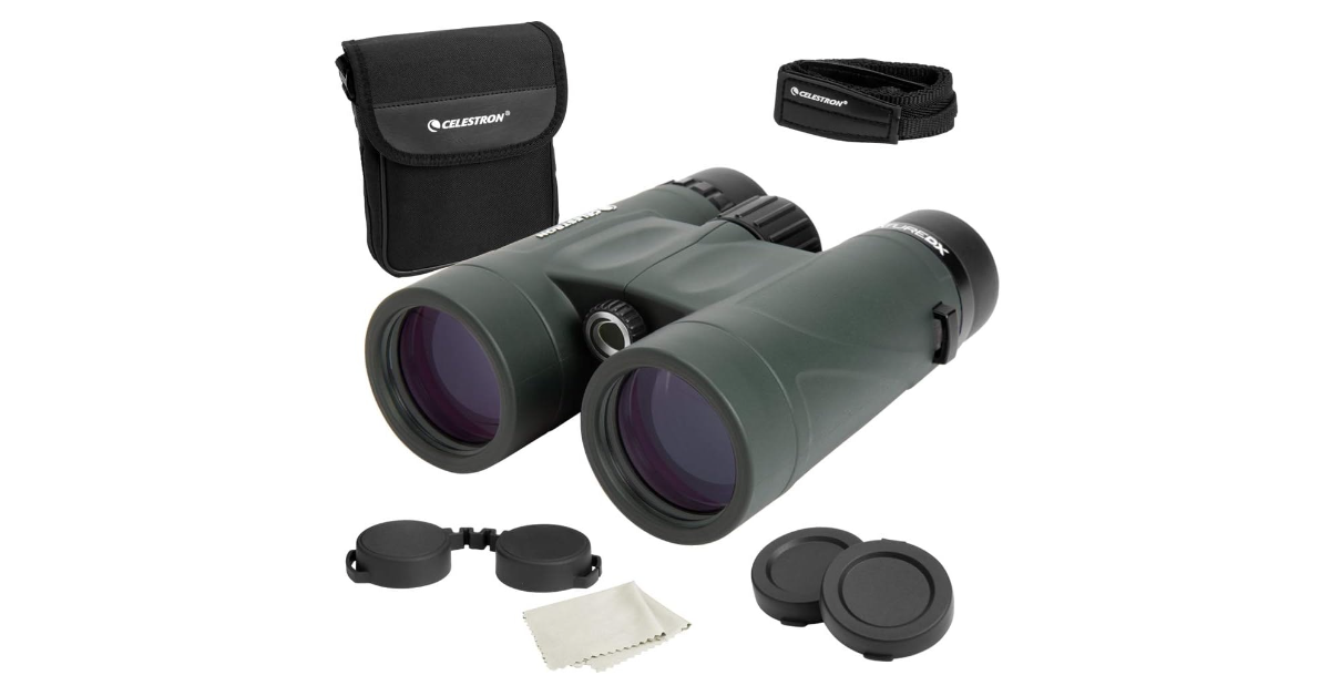 Celestron Nature DX 8x42 mejores prismáticos para crucero por alaska