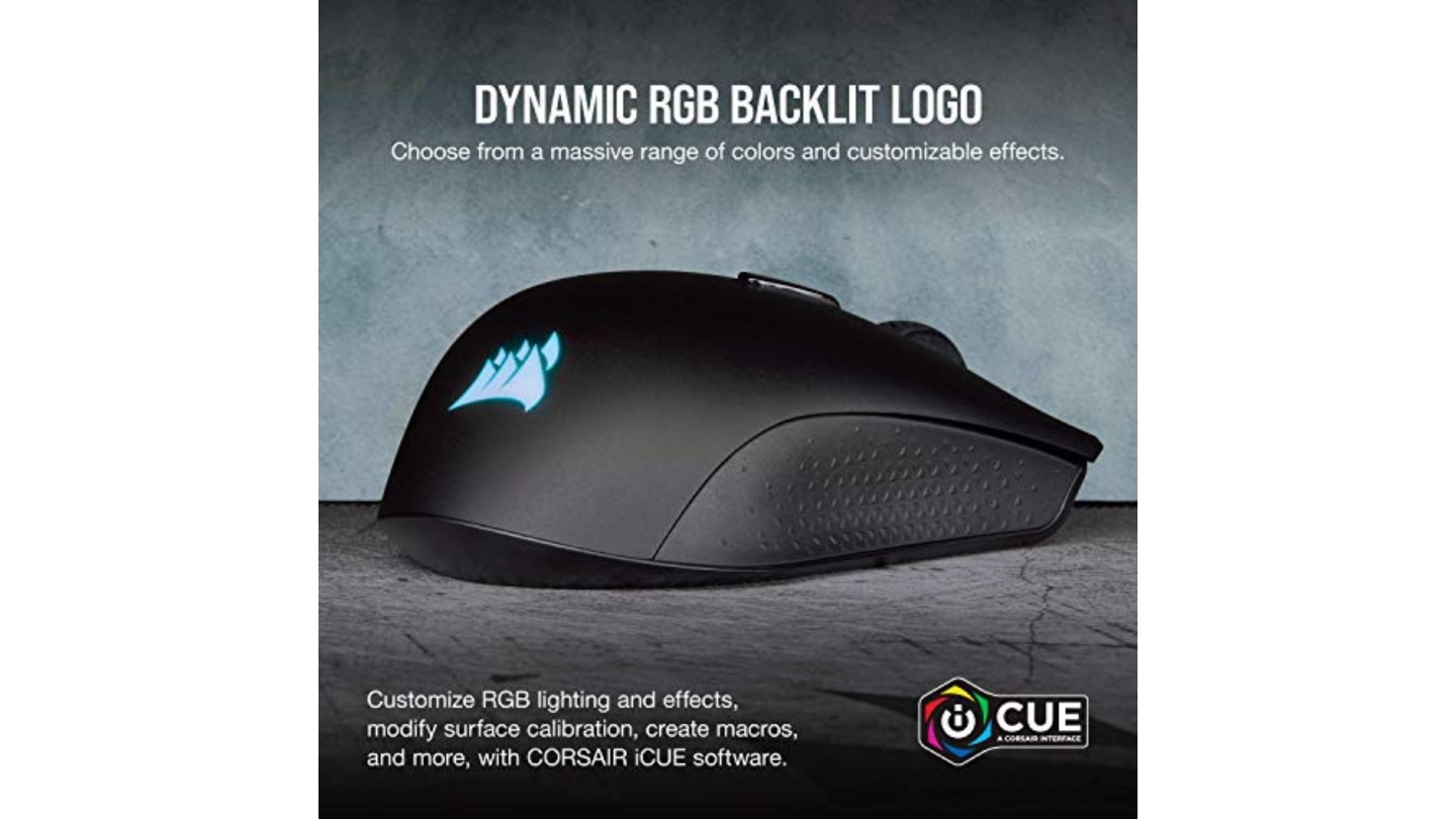 Ratón gaming económico Corsair Harpoon RGB PRO por menos de 50