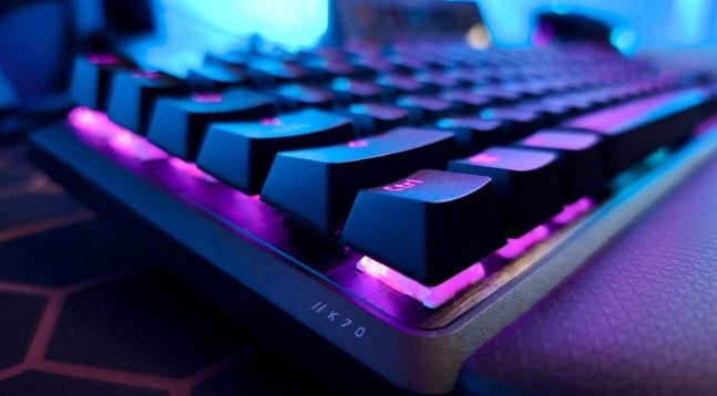 teclado para torneos gaming Corsair K70 Pro