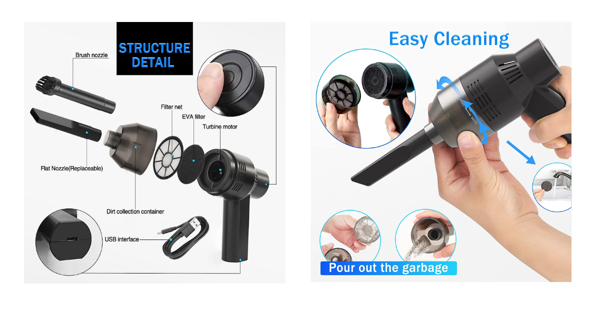 Dealswin Aspirador soplador pc