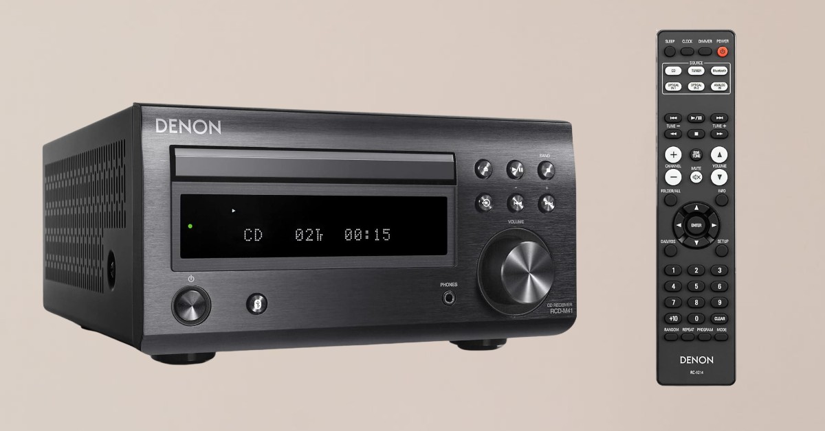 mejor mini sistema estéreo Denon D-M41