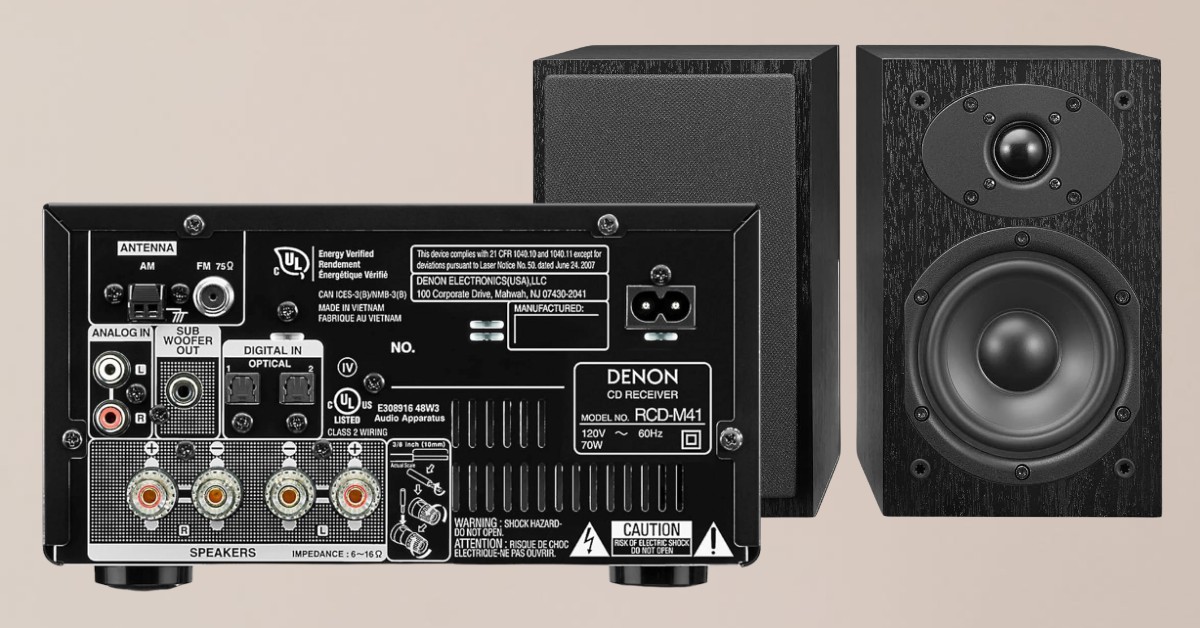 Minisistema estéreo Denon D-M41