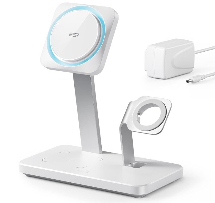 cargador qi carga rápida ESR HaloLock 3 en 1