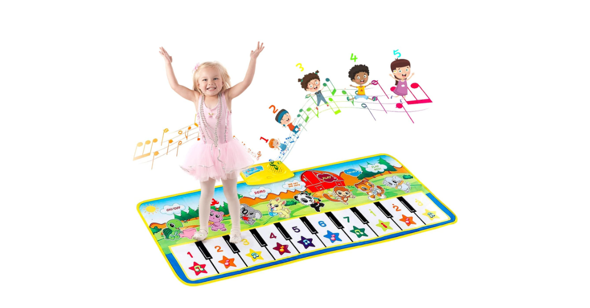 EXTSUD Piano Mat alfombras de baile para el suelo para niños