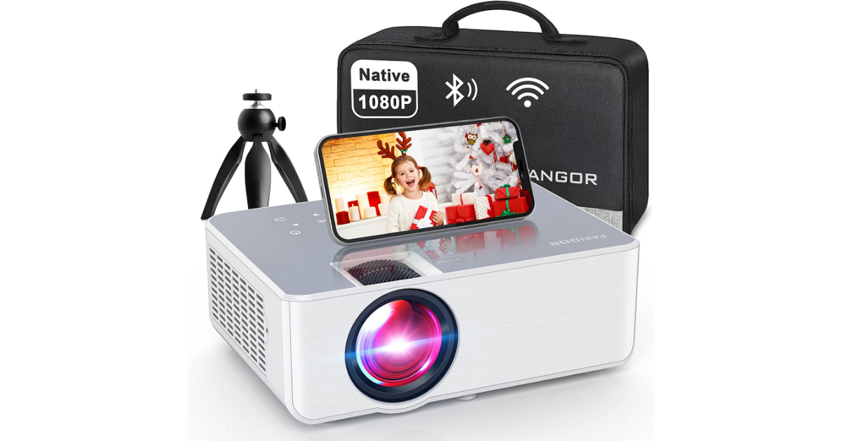 FANGOR F-506 mini proyector iphone