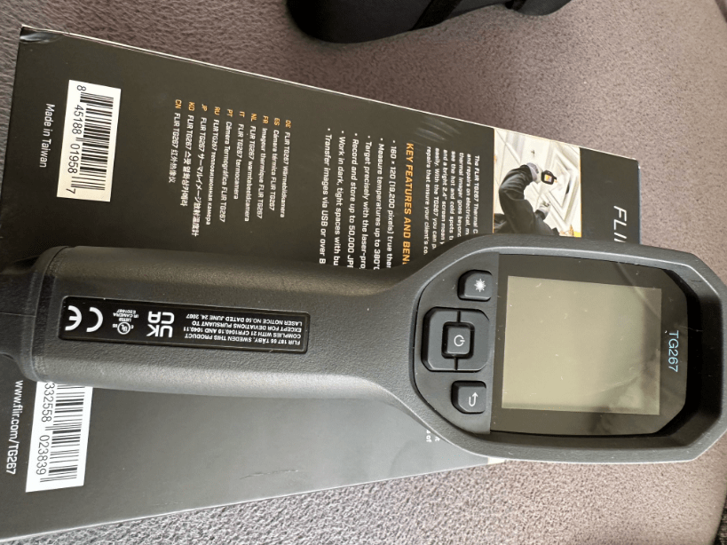 Revisión de la cámara FLIR TG267