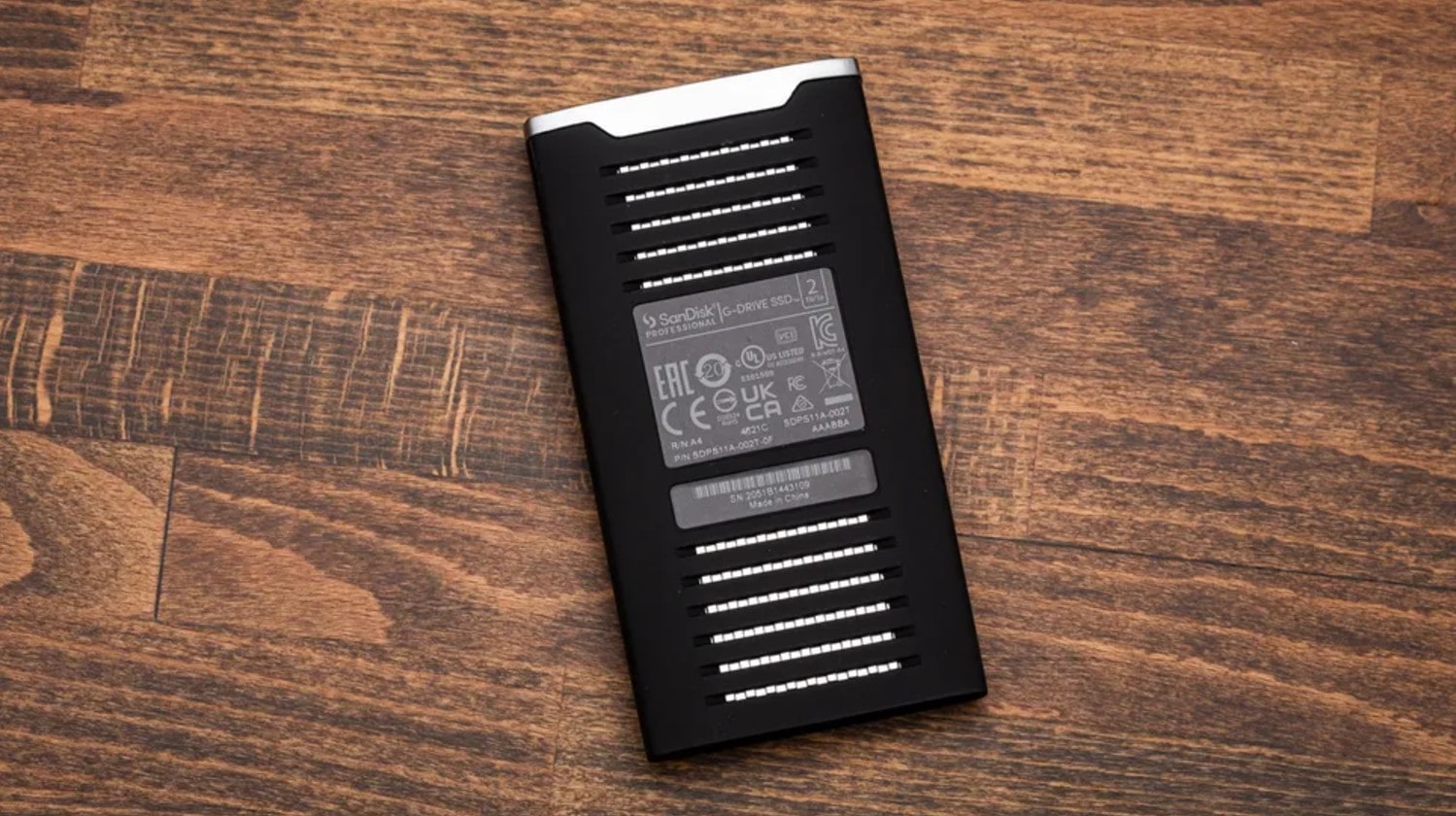 G-DRIVE Mobile SSD de G-Technology disco duro fotografía profesional