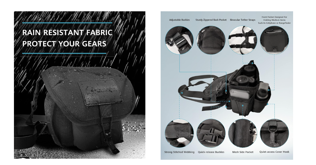 GAIARENA mejor arnés de prismáticos para caza