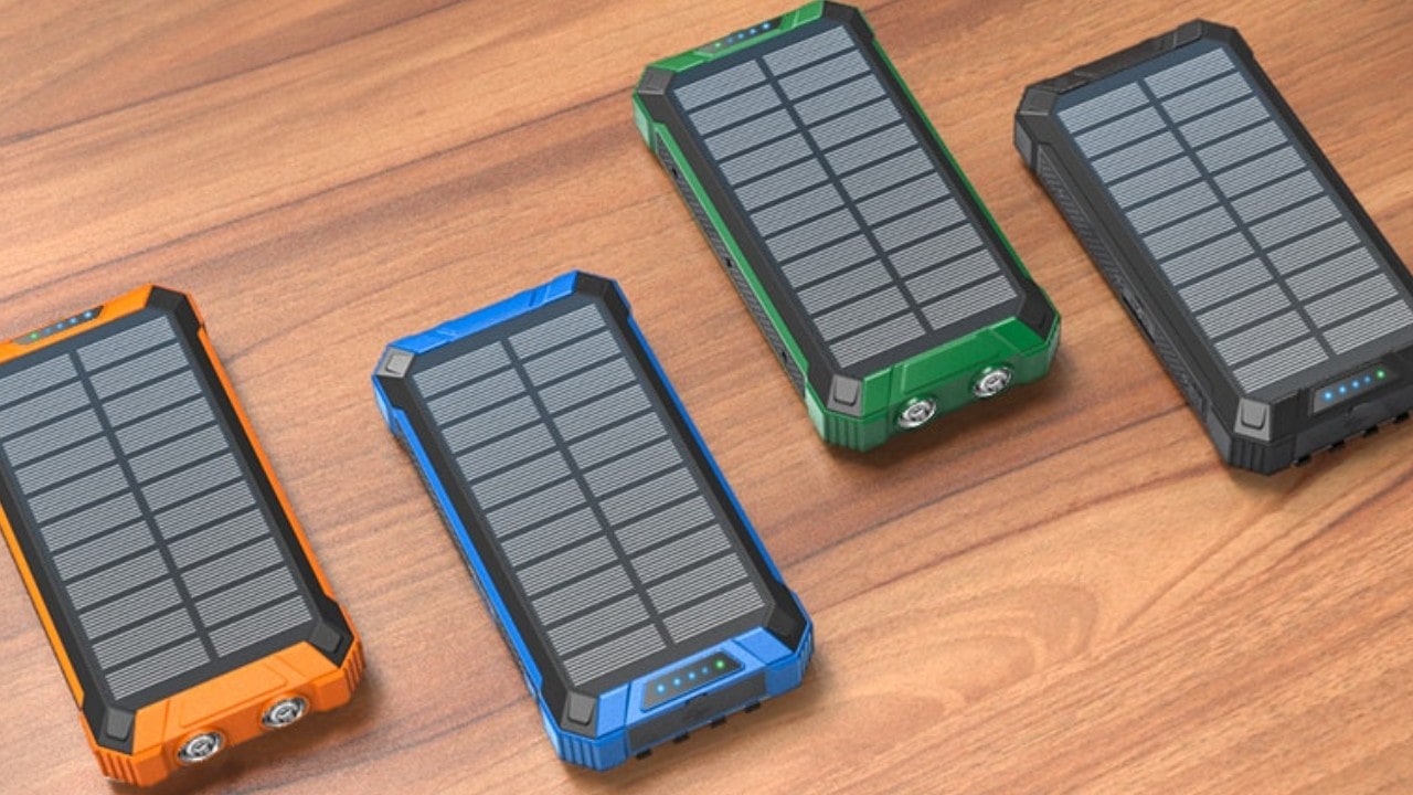power bank con panel solar GOODaaa 