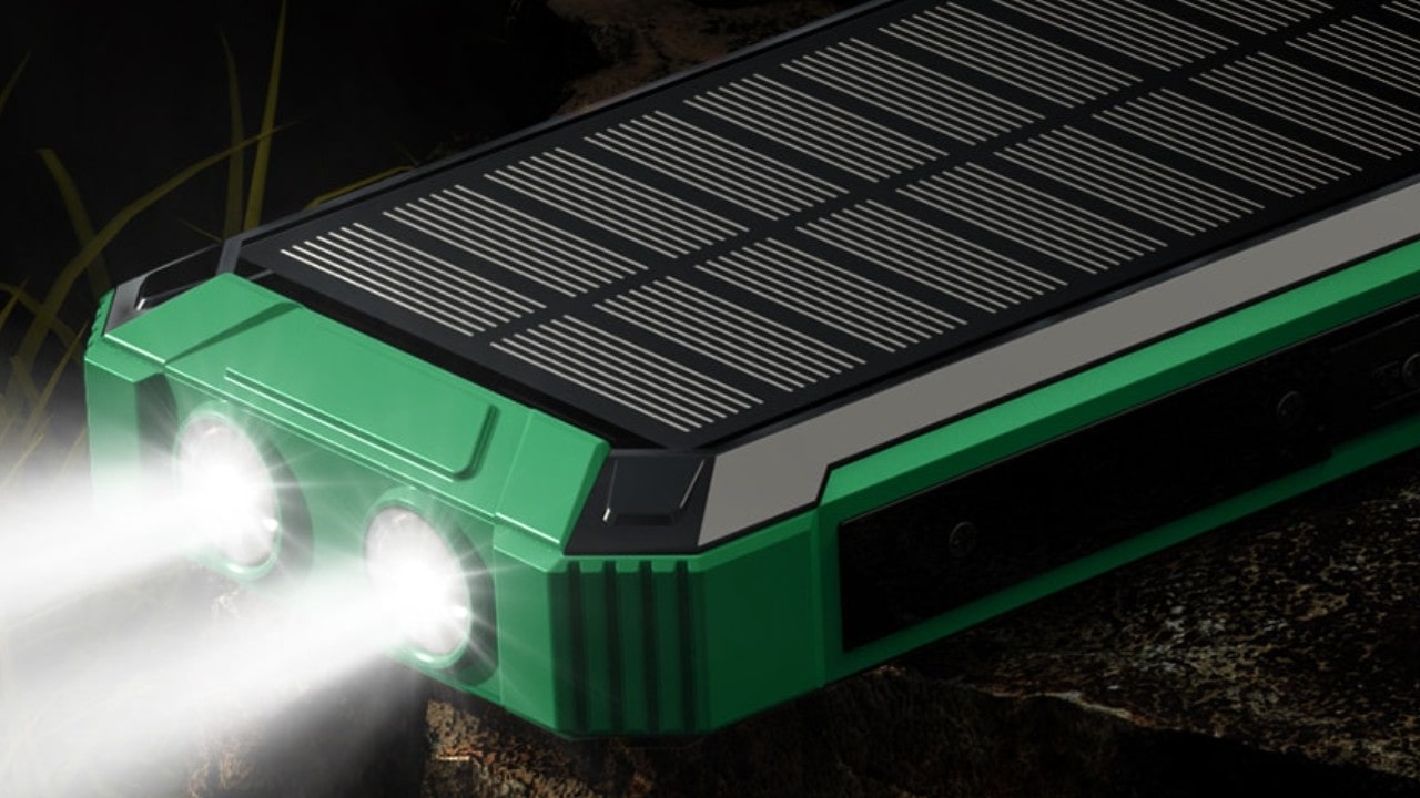 GOODaaa Solar Power Bank 36000mAh