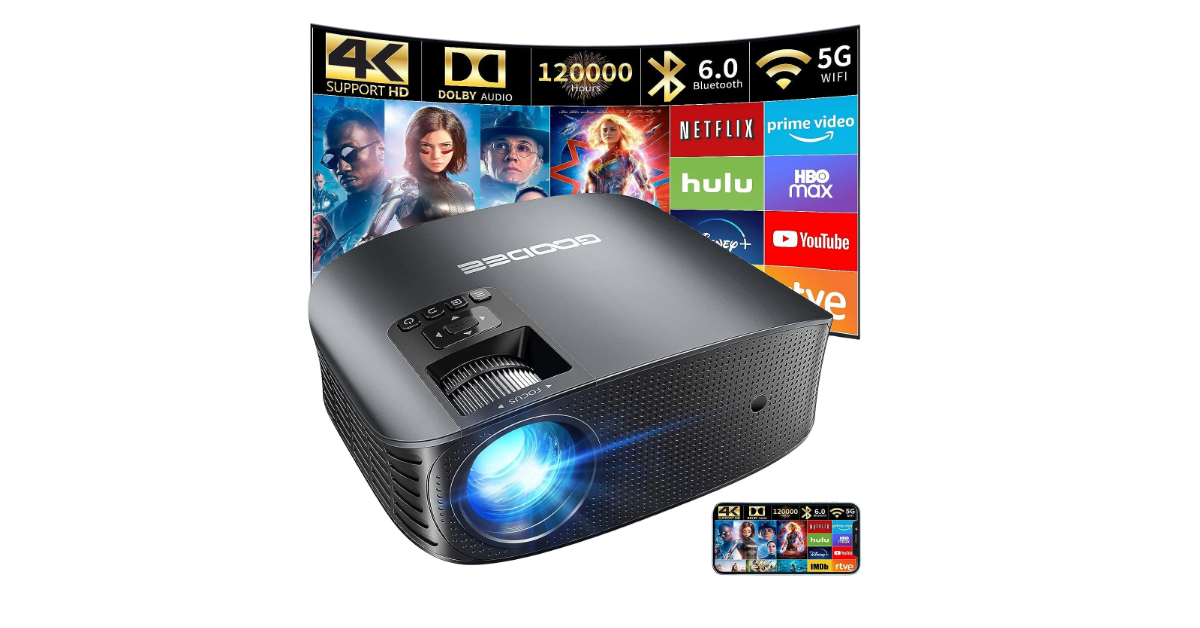 GooDee 4K mejor proyector roku