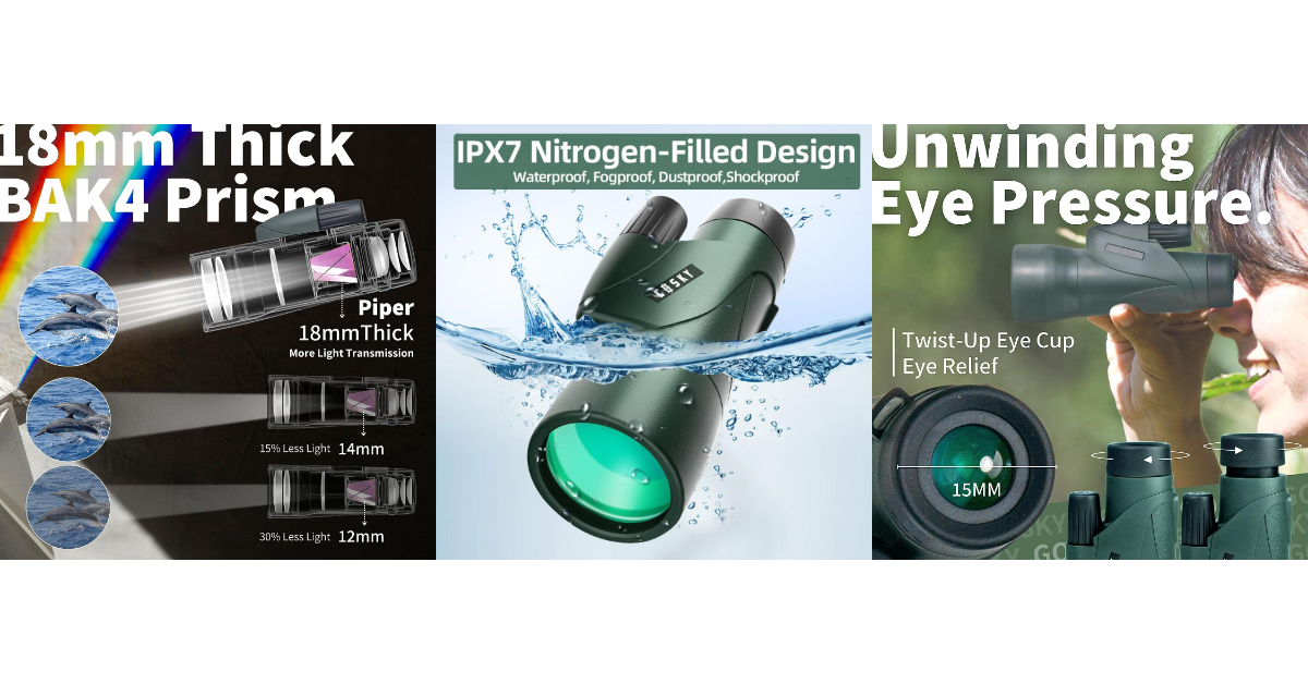 Gosky 12x55 monocular para iphone