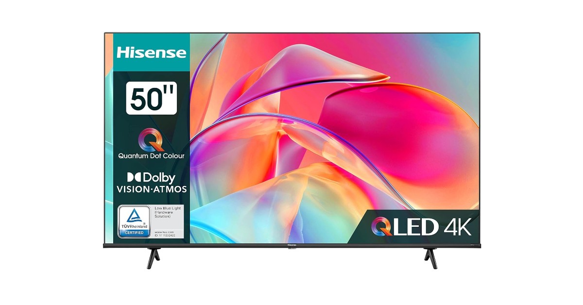 Hisense 50E7K Mejor Smart TV por menos de 500 €