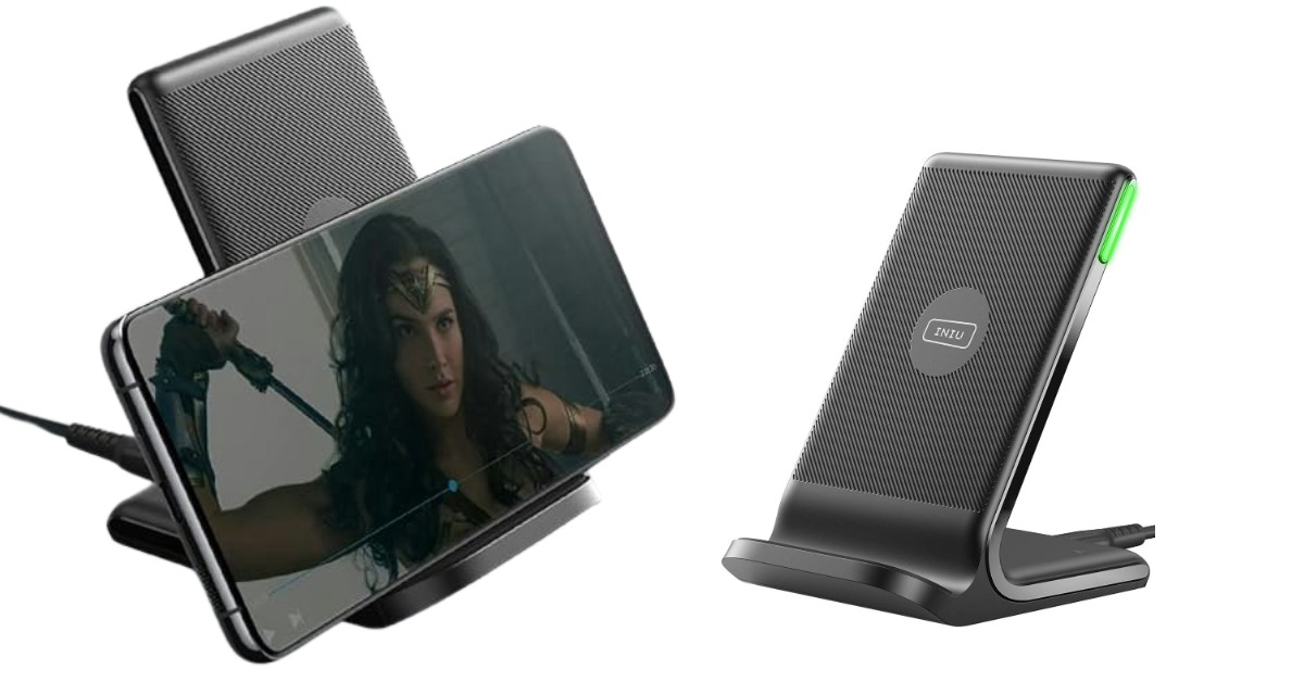 Cargador inalámbrico INIU 15W para otterbox defender