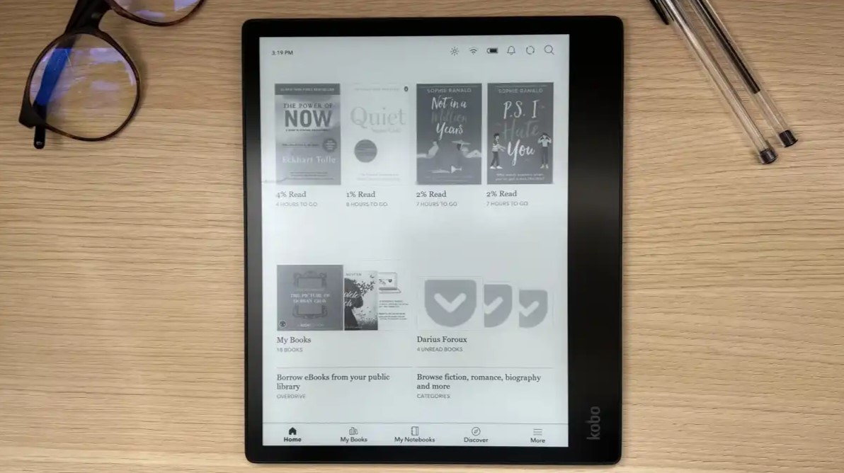 Kobo Elipsa 2E eReader con bolígrafo stylus