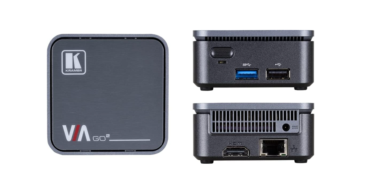 Sistemas de presentación para salas de conferencias VIA GO2 de Kramer