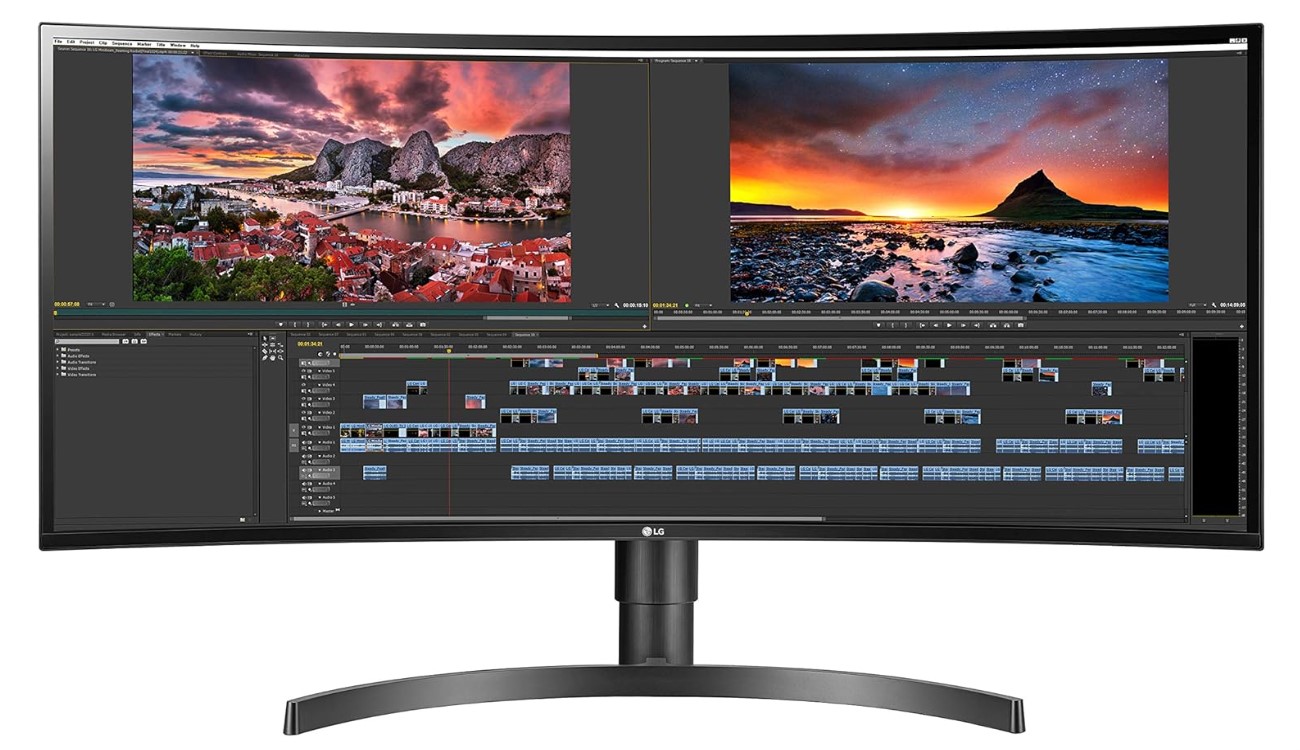 Monitor ultrawide LG 34WN80C-B para productividad