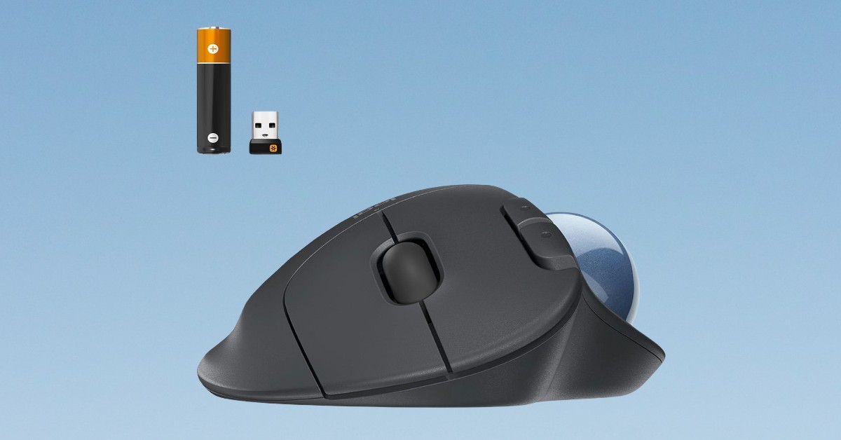 Logitech ERGO M575 mouse ergonómico