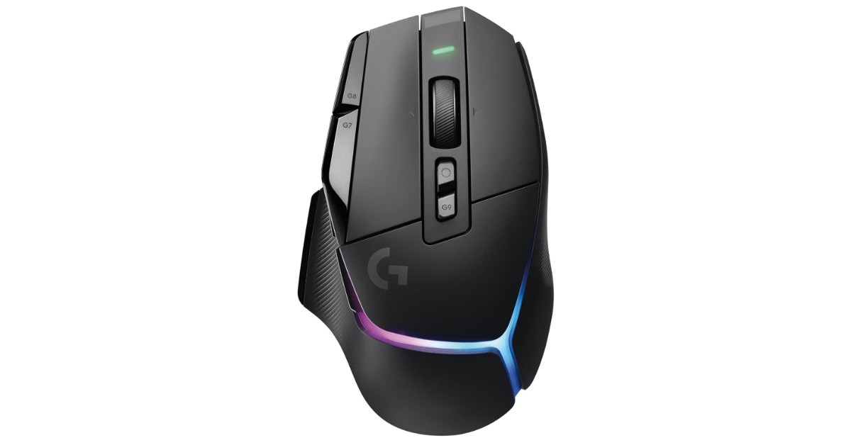 Ratón para juegos Logitech G502 X PLUS Lightspeed con botones laterales
