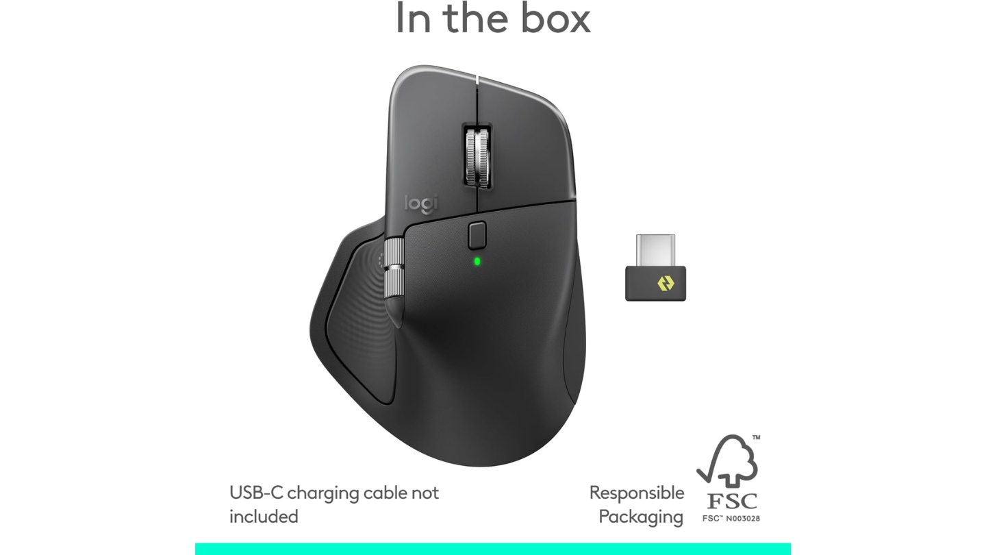 Ratón inalámbrico ergonómico Logitech MX Master 4