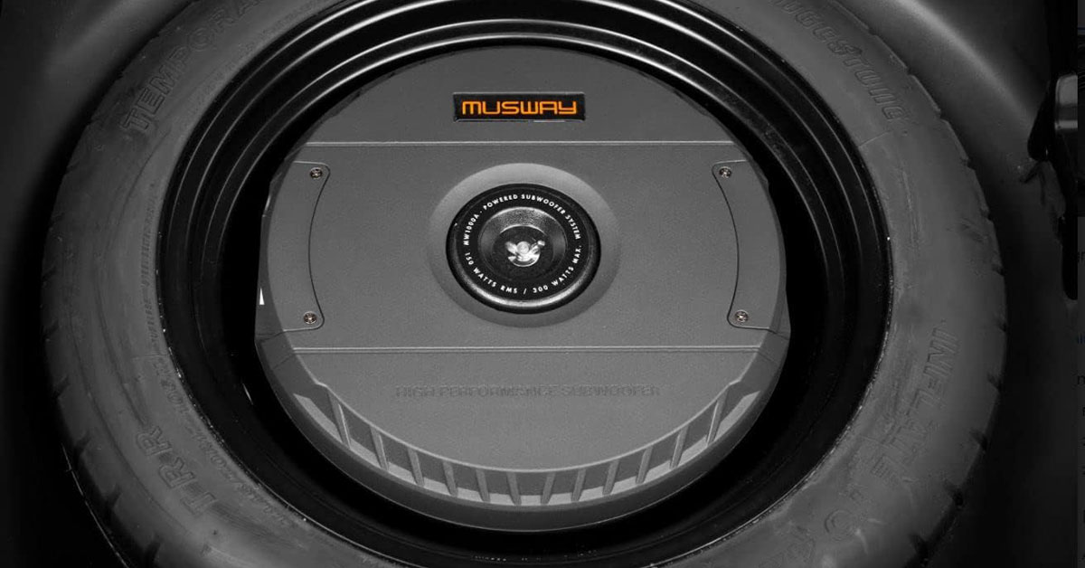 Musway MW1000A subwoofer de rueda de repuesto