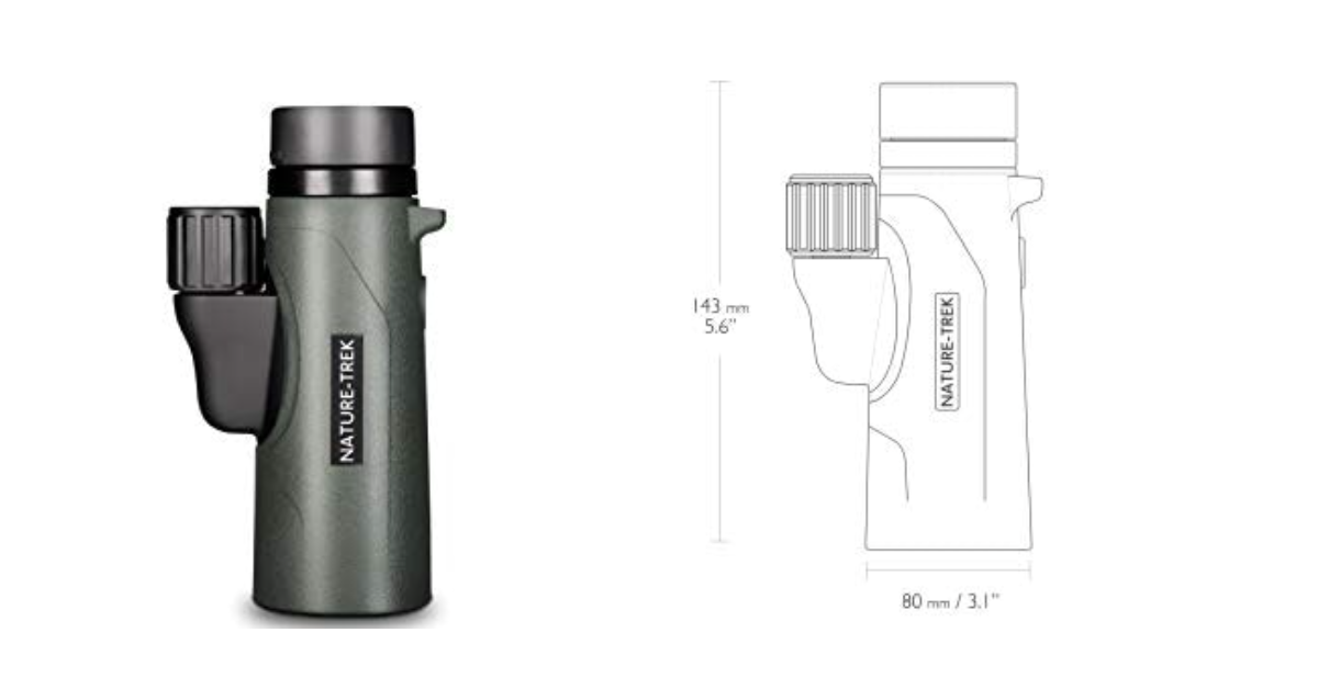 Nature-Trek 10x42 mejor monocular para visión a larga distancia