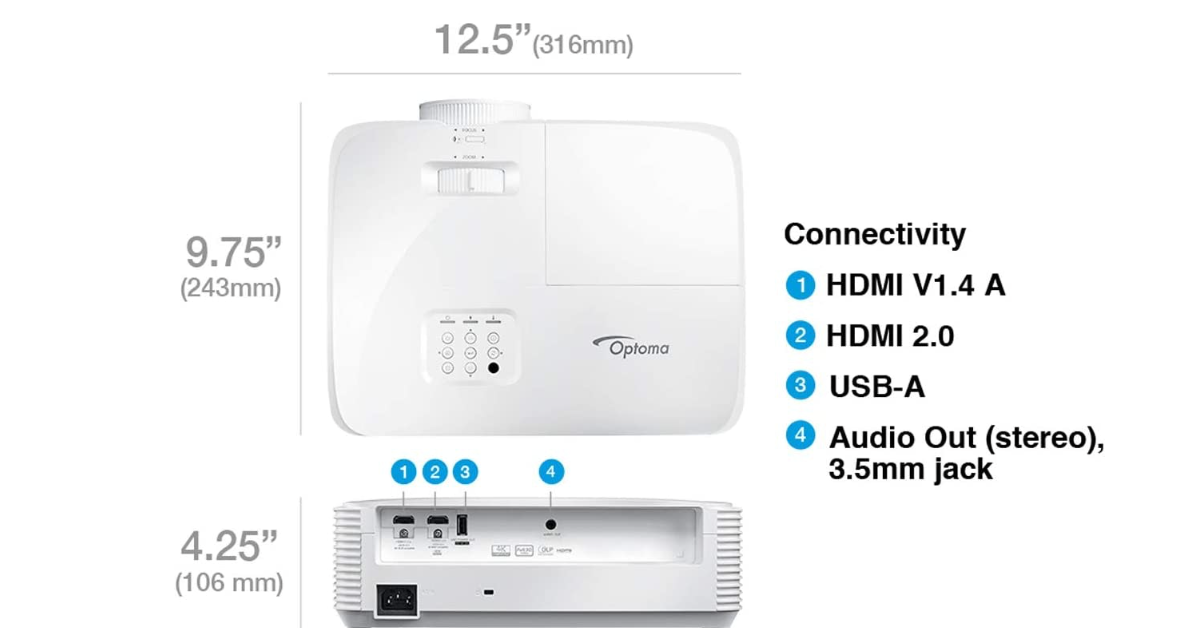 Optoma HD28HDR proyector para mapping precio