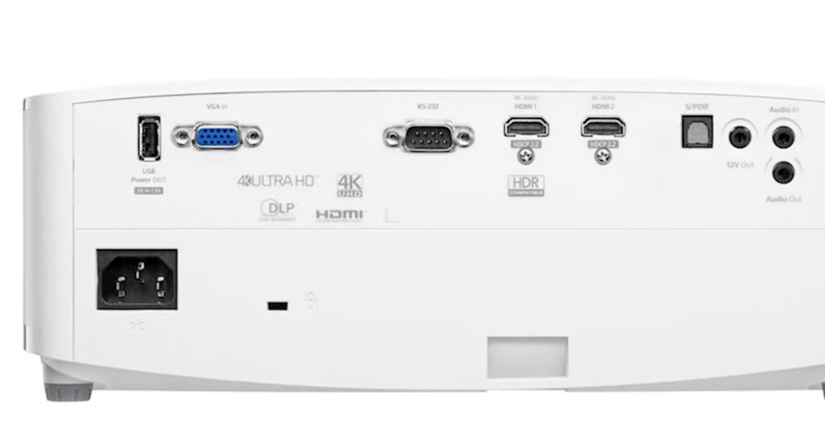 Proyector de juegos Optoma UHD38 4k