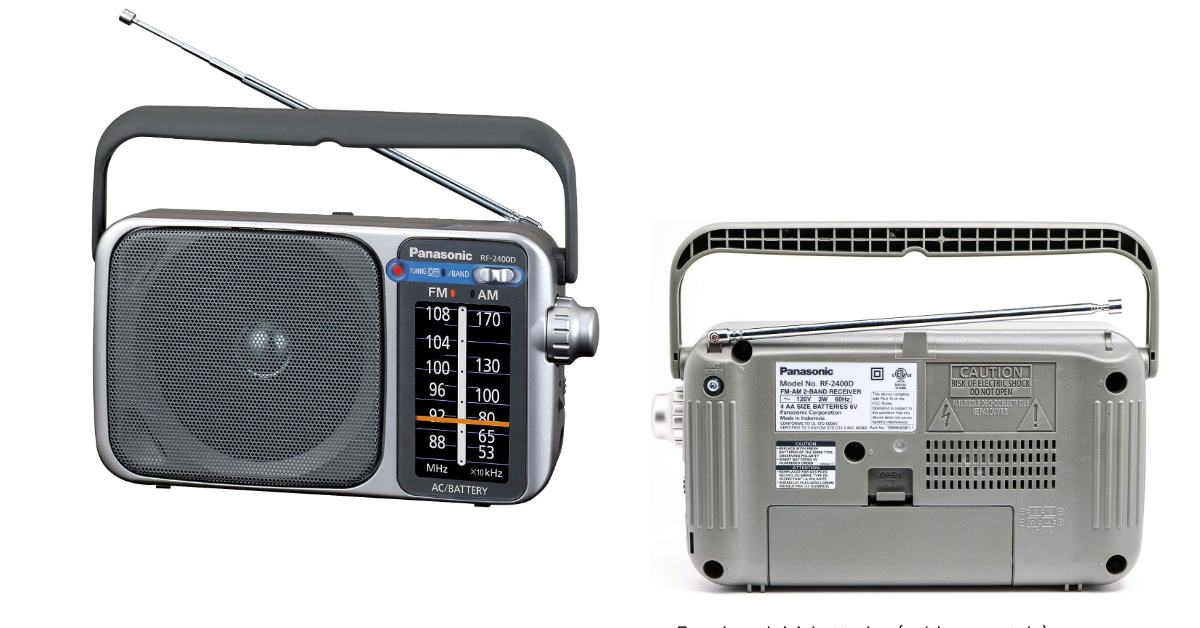 PANASONIC RF-2400 mejor radio portatil