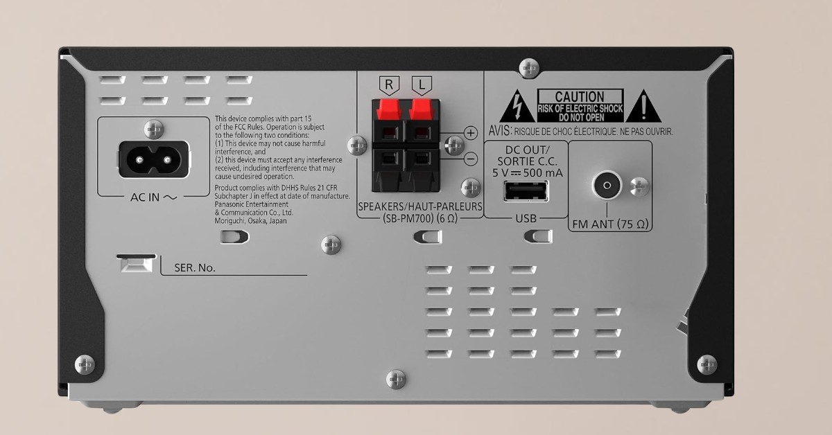 Panasonic SC-PM704 mejor pequeño estéreo