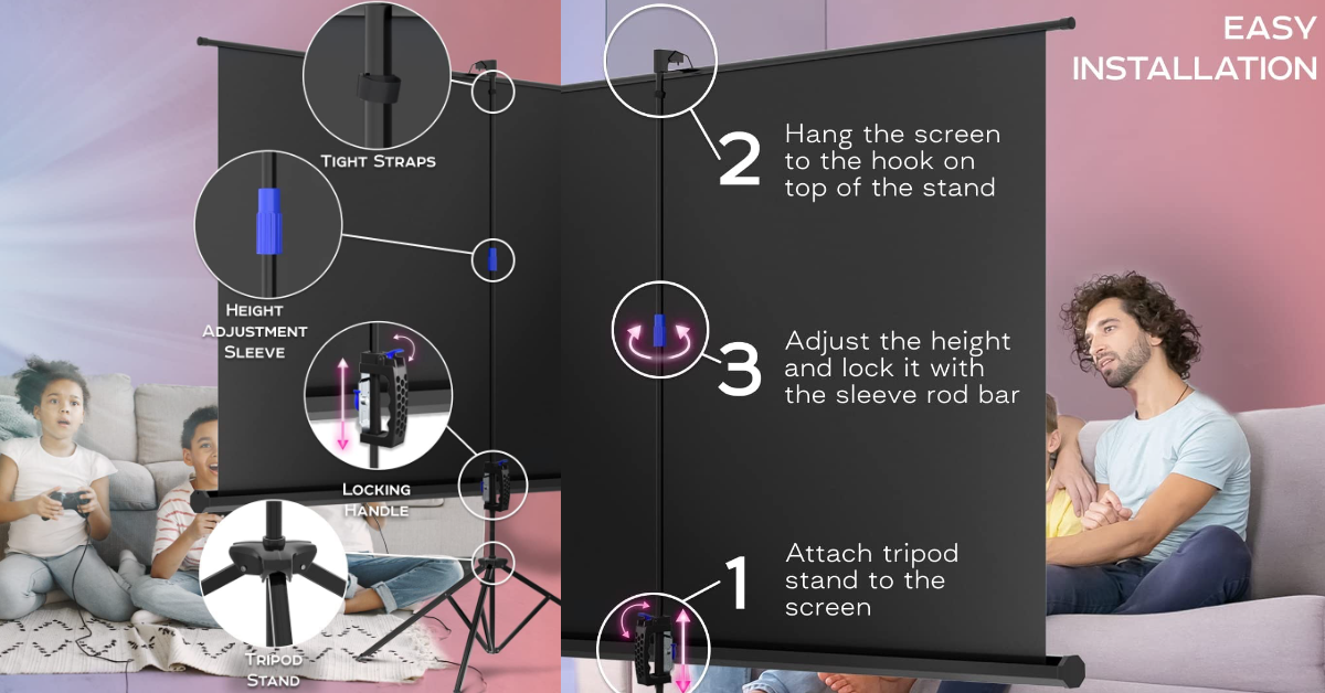 Pantallas portátiles PropVue para presentaciones