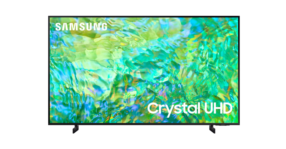 SAMSUNG Class Crystal UHD 4K CU8000 mejor televisión para personas mayores