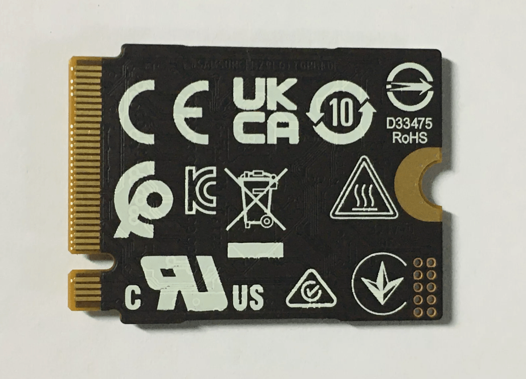 Samsung PM991a disco duro steam deck