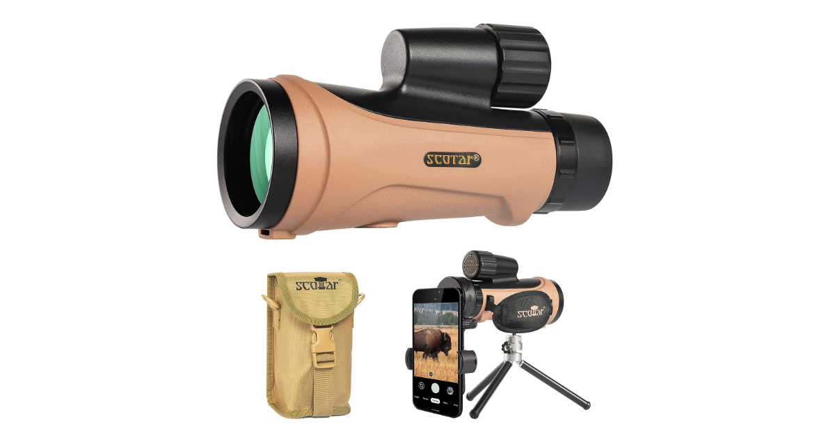 Scotar 12x50 mejor monocular para tiros de largo alcance