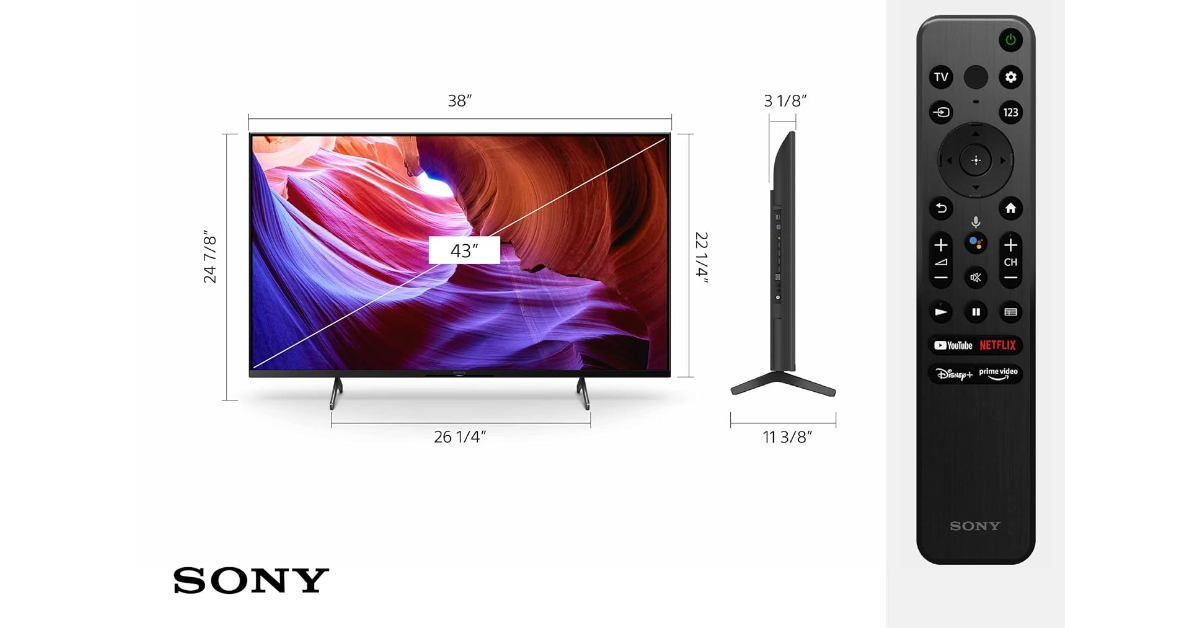Sony Ultra HD TV Serie X85K mejor televisor para ancianos