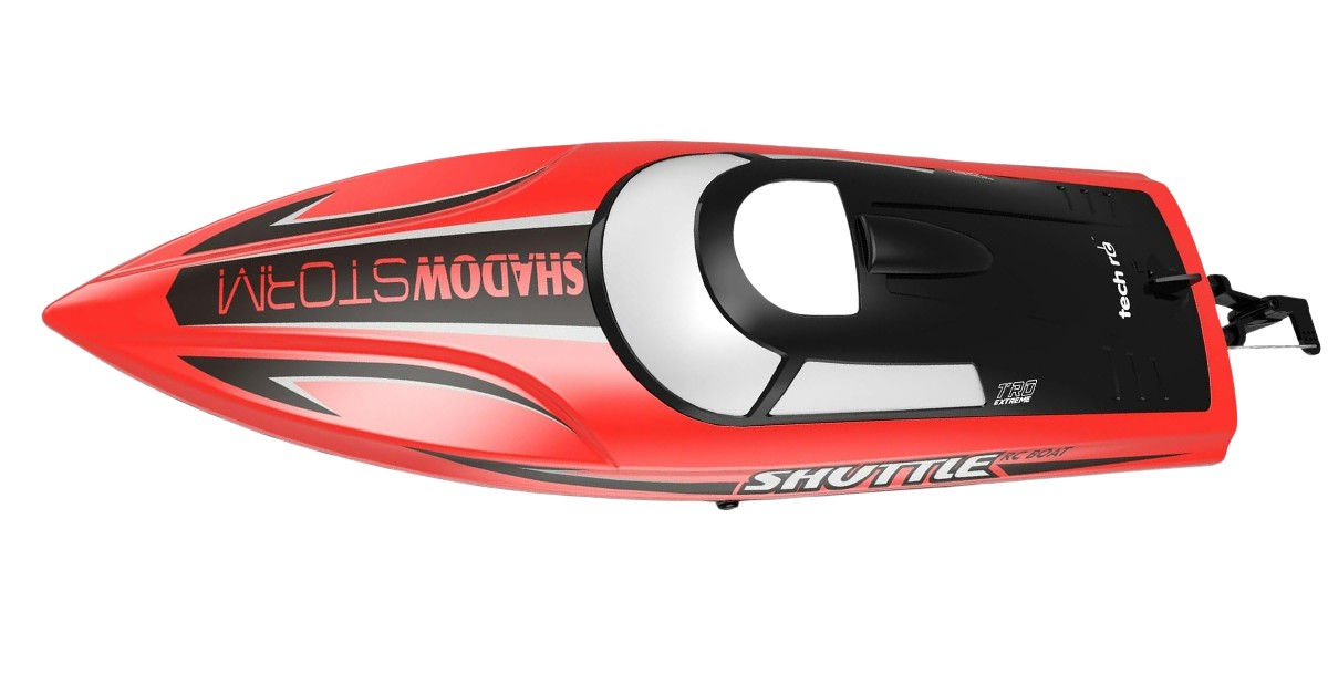Barco teledirigido Tech TR-2008 para piscina