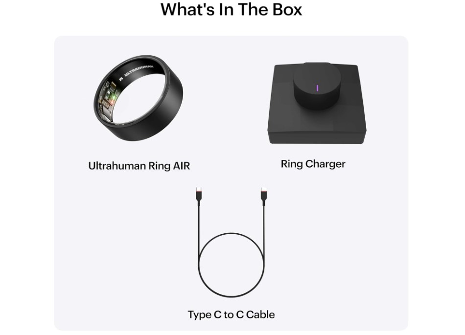Anillo inteligente para llevar puesto Ultrahuman Ring Air