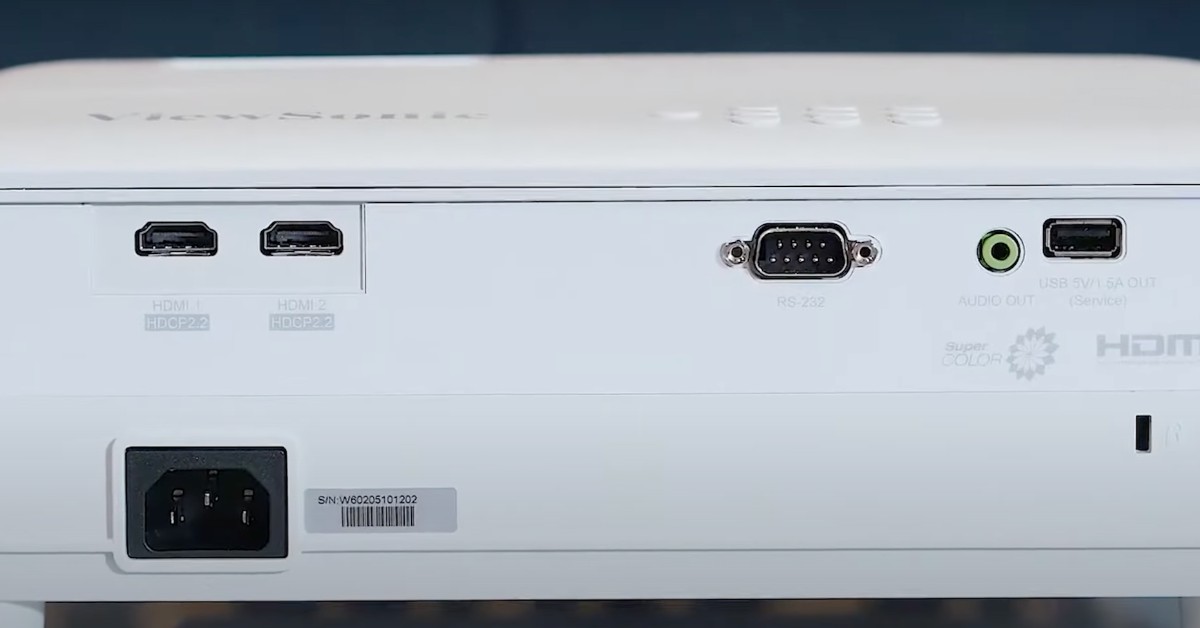 Proyector para home theatre ViewSonic PX701-4K 4k