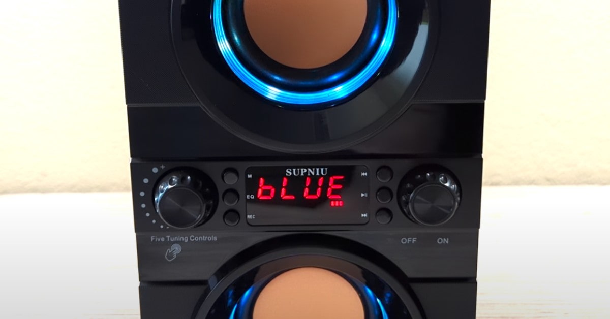 SUPNIU Altavoz bluetooth de 60 W con radio am/fm