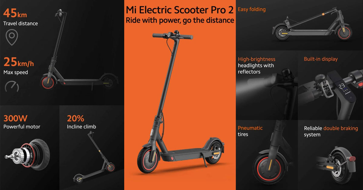 Xiaomi Mi Electric Scooter Pro 2 mejor e-scooter para adultos