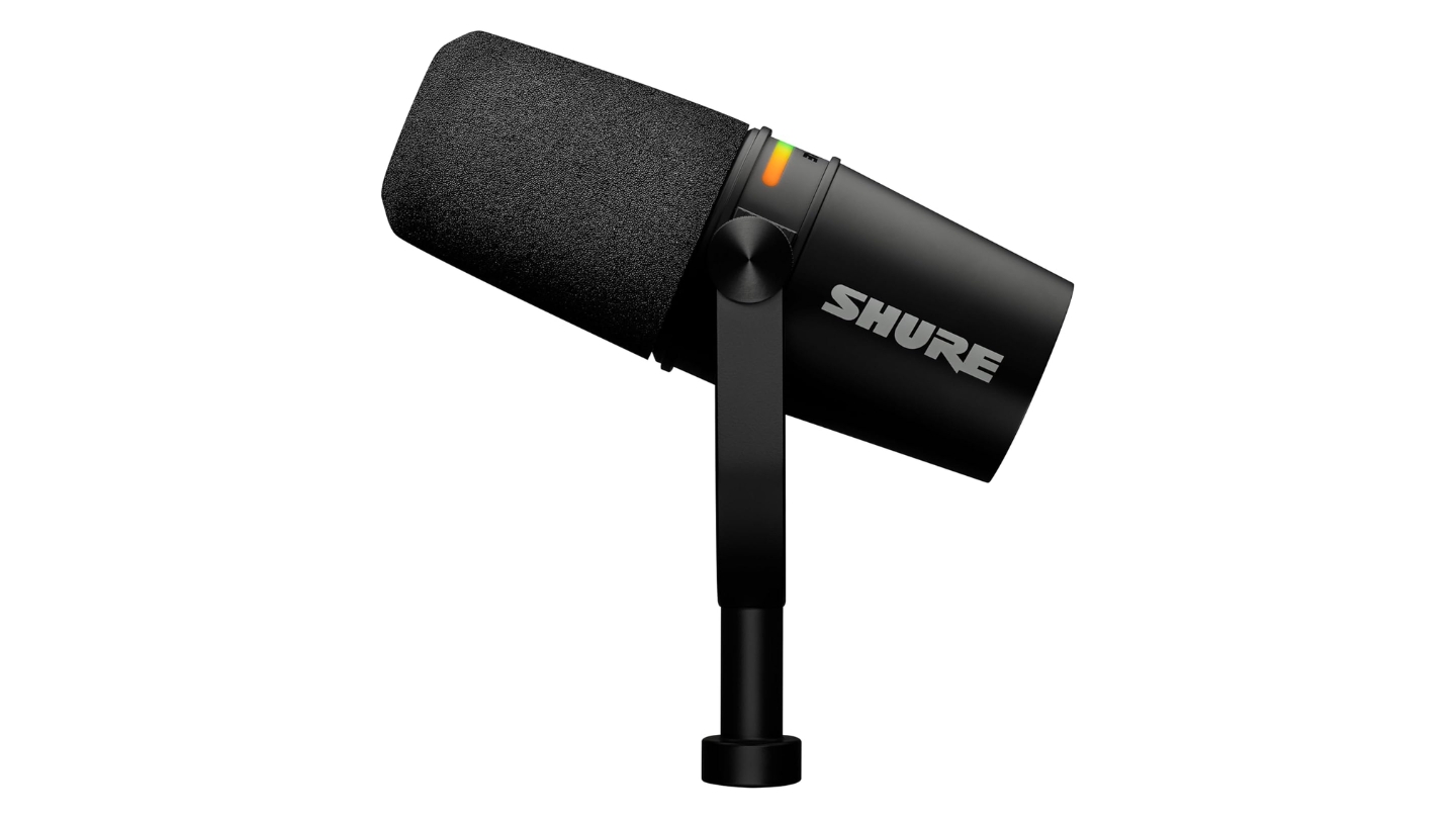 Micrófono para pódcast Shure MV7 Plus USB