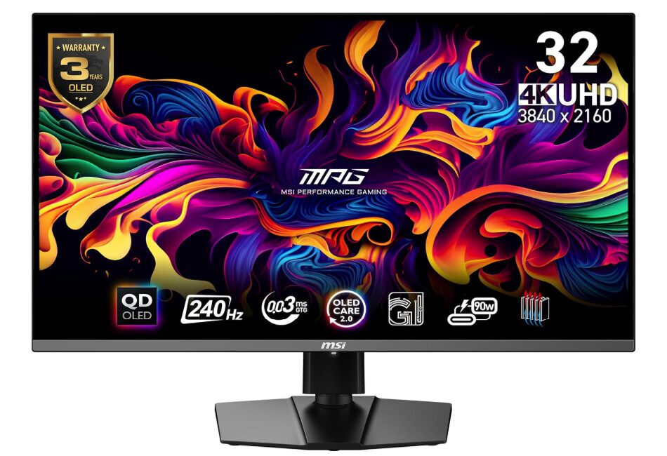 Monitor OLED con puntos cuánticos MSI MPG 321URX