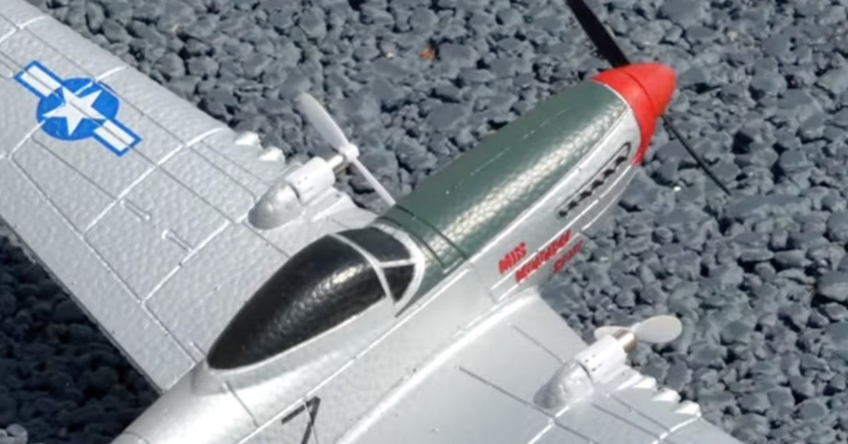 s-idee® Volantex RC Mustang P51 aviones rc para principiantes